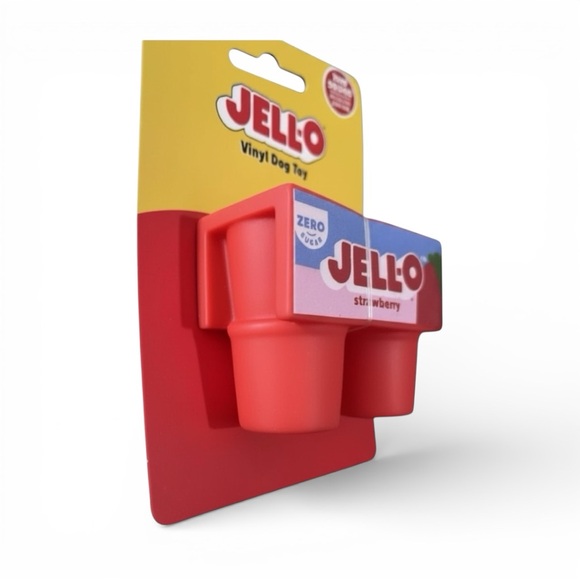 Red Vinyl Dog Toy - Picture 2 of 6